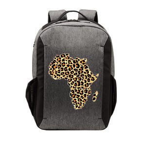 Leopard Print African Map Of Africa Vector Backpack