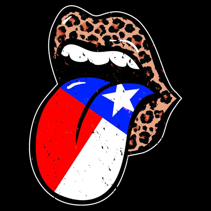 Leopard Print Lips with American Flag Impact Tech Backpack