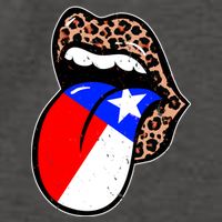 Leopard Print Lips with American Flag Vector Backpack