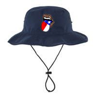 Leopard Print Lips with American Flag Bucket Hat