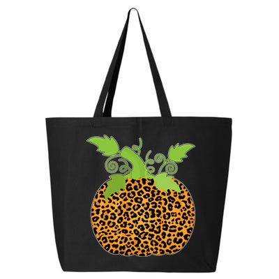 Leopard Print Pumpkin 25L Jumbo Tote