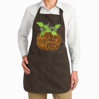 Leopard Print Pumpkin Apron