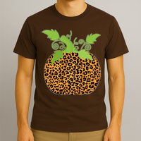 Leopard Print Pumpkin T-Shirt