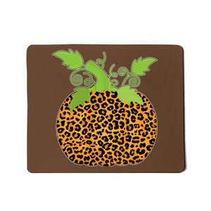 Leopard Print Pumpkin Mousepad