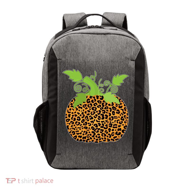 Leopard Print Pumpkin Vector Backpack