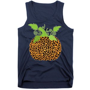 Leopard Print Pumpkin Tank Top