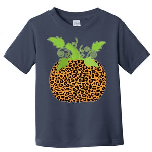 Leopard Print Pumpkin Toddler T-Shirt