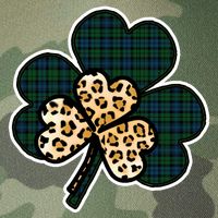 Leopard Shamrocks Clover Legacy Tie Dye Trucker Hat