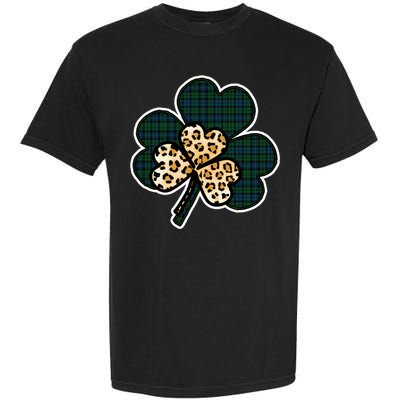 Leopard Shamrocks Clover Garment-Dyed Heavyweight T-Shirt