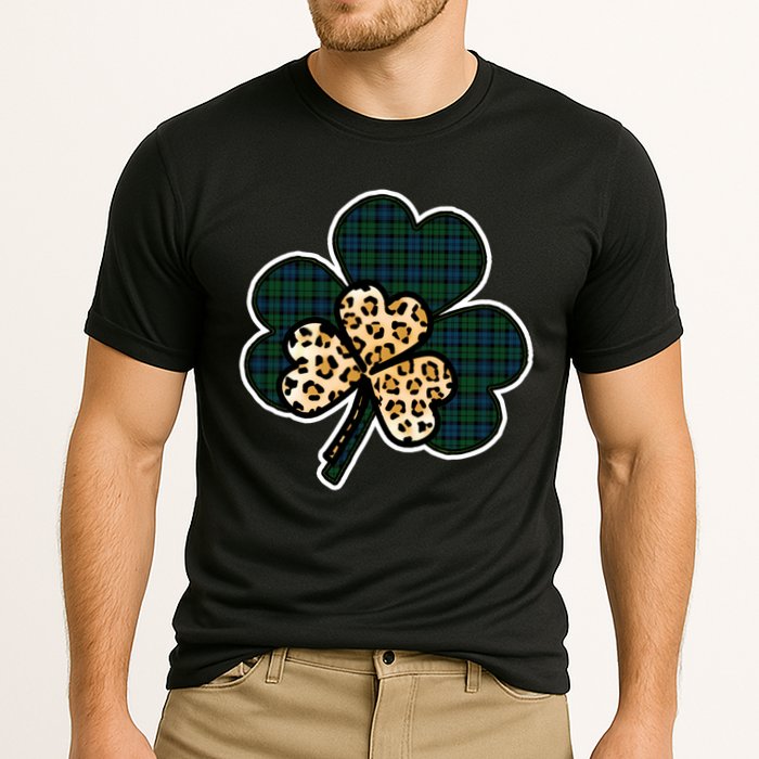 Leopard Shamrocks Clover Performance Shirt