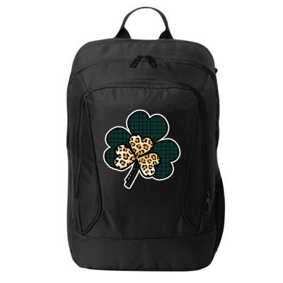 Leopard Shamrocks Clover City Backpack