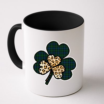 Leopard Shamrocks Clover Mug