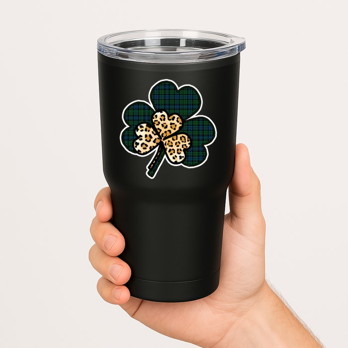 Leopard Shamrocks Clover Tumbler