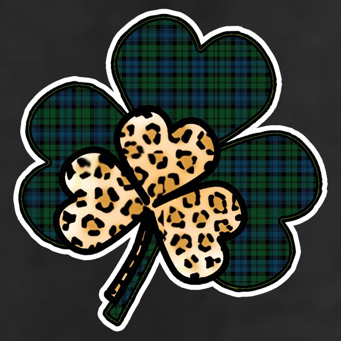 Leopard Shamrocks Clover Tumbler