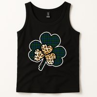 Leopard Shamrocks Clover Tank Top