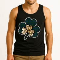 Leopard Shamrocks Clover Tank Top