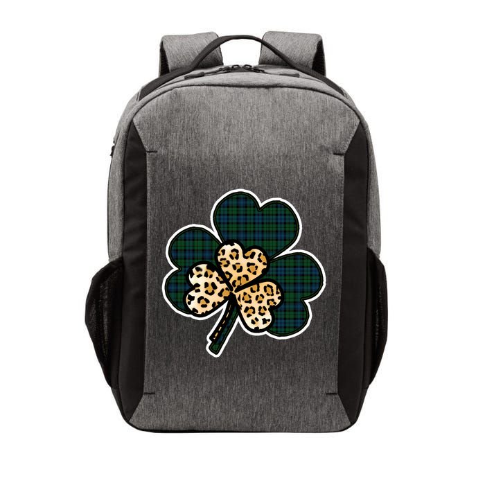 Leopard Shamrocks Clover Vector Backpack