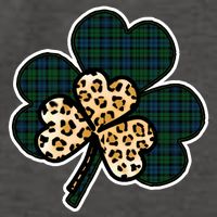 Leopard Shamrocks Clover Vector Backpack