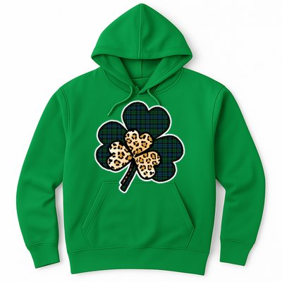 Leopard Shamrocks Clover Hoodie
