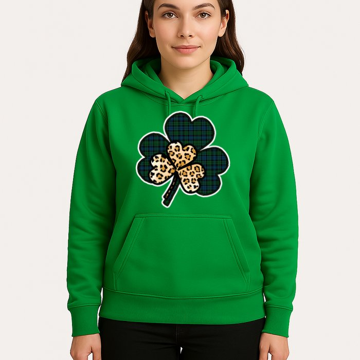 Leopard Shamrocks Clover Hoodie