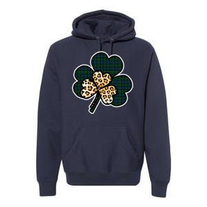 Leopard Shamrocks Clover Premium Hoodie