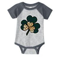 Leopard Shamrocks Clover Infant Baby Jersey Bodysuit