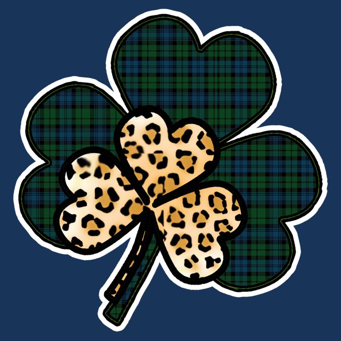Leopard Shamrocks Clover Infant Baby Jersey Bodysuit