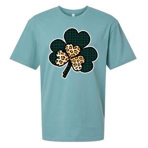 Leopard Shamrocks Clover Sueded Cloud Jersey T-Shirt