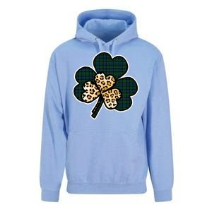 Leopard Shamrocks Clover Unisex Surf Hoodie