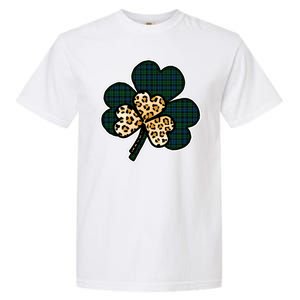 Leopard Shamrocks Clover Garment-Dyed Heavyweight T-Shirt