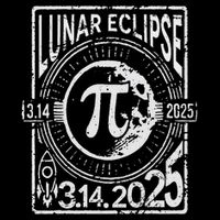 Lunar Eclipse Pi Day 2025 Lunar Eclipse Lovers Daily Commute Backpack