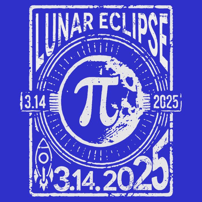 Lunar Eclipse Pi Day 2025 Lunar Eclipse Lovers Mousepad