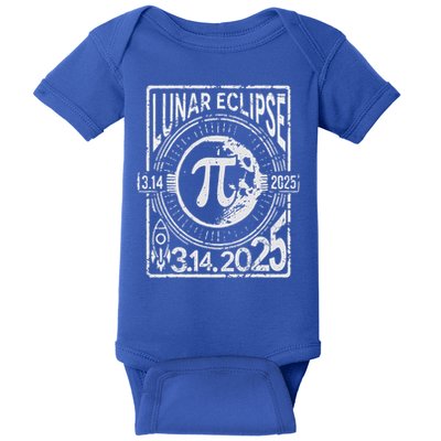 Lunar Eclipse Pi Day 2025 Lunar Eclipse Lovers Baby Bodysuit