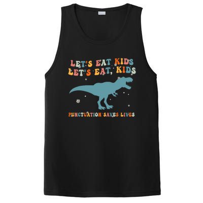 Lets Eat Punctuation Saves Lives Grammar Back To School PosiCharge Competitor Tank