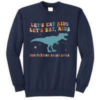 Lets Eat Punctuation Saves Lives Grammar Back To School Sweatshirt