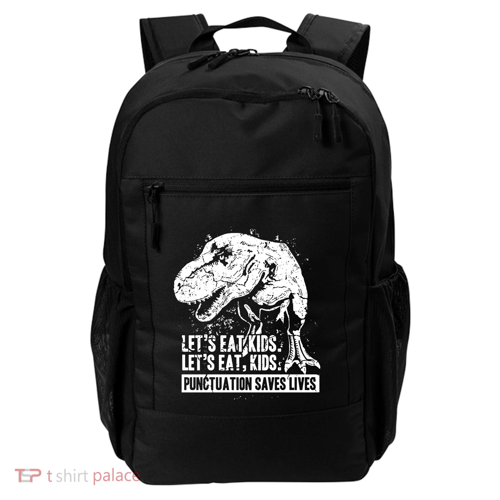 Lets Eat Punctuation Saves Lives Backpack