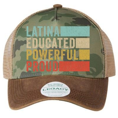 Latina Educated Powerful Proud Legacy Tie Dye Trucker Hat