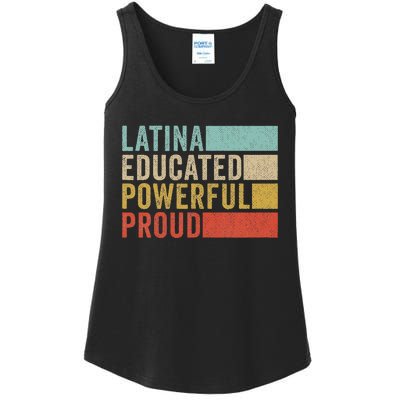 Latina Educated Powerful Proud Ladies Essential Tank