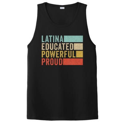 Latina Educated Powerful Proud PosiCharge Competitor Tank