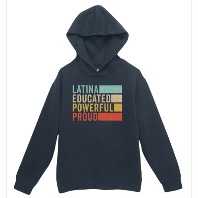 Latina Educated Powerful Proud Urban Pullover Hoodie