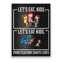 Let's Eat  Punctuation Saves Lives Grammar Poster