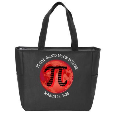 Lunar Eclipse Pi Day 2025 Blood Moon Eclipse March 14 2025 Zip Tote Bag
