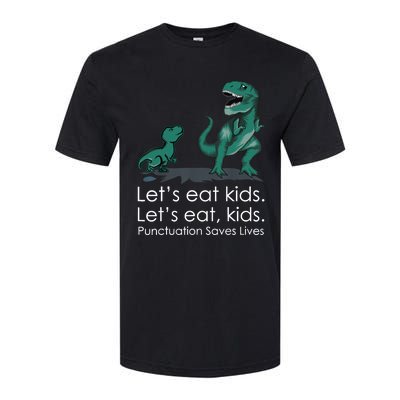 Lets Eat, Punctuation Saves Lives Funny Grammar Teacher Softstyle CVC T-Shirt