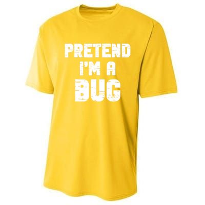 Lazy Easy Pretend IM A Bug Party Halloween Costume Simple Performance Sprint T-Shirt