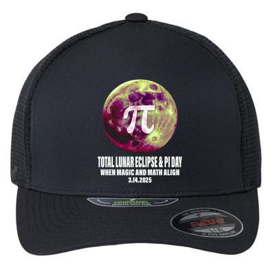Lunar Eclipse Pi Day 3/14/2025 Total Lunar Eclipse 2025 Gift Flexfit Unipanel Trucker Cap