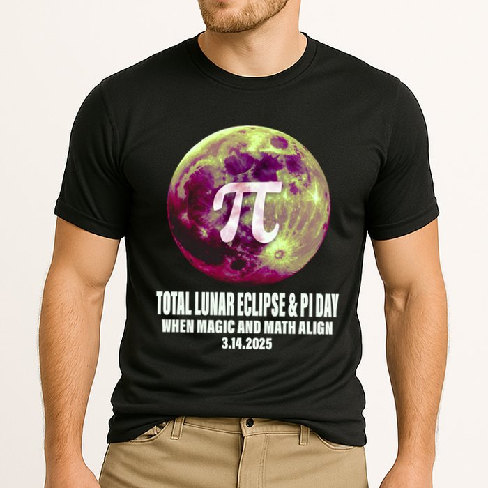 Lunar Eclipse Pi Day 3/14/2025 Total Lunar Eclipse 2025 Gift Performance Shirt
