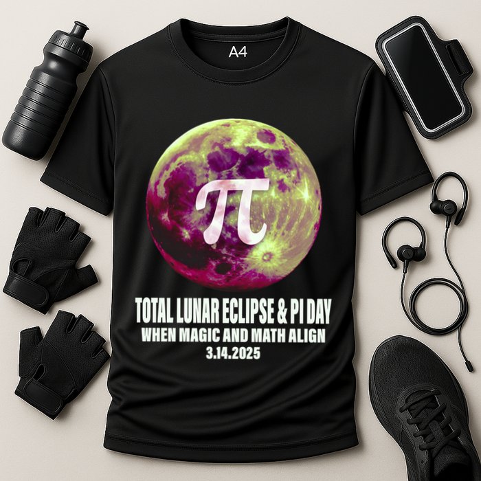 Lunar Eclipse Pi Day 3/14/2025 Total Lunar Eclipse 2025 Gift Performance Shirt