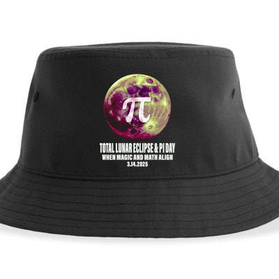 Lunar Eclipse Pi Day 3/14/2025 Total Lunar Eclipse 2025 Gift Sustainable Bucket Hat