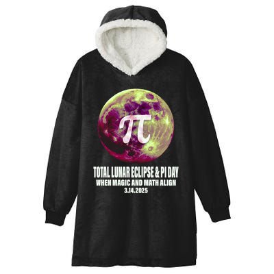 Lunar Eclipse Pi Day 3/14/2025 Total Lunar Eclipse 2025 Gift Hooded Wearable Blanket
