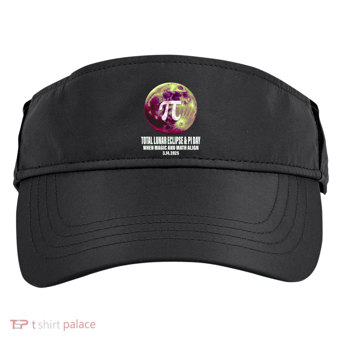 Lunar Eclipse Pi Day 3/14/2025 Total Lunar Eclipse 2025 Gift Adult Drive Performance Visor